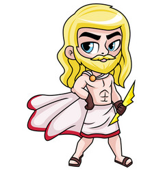 Zeus The Father Of Olympian Gods Cartoon Clip Art