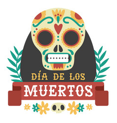 Day Of The Dead Skull Logo