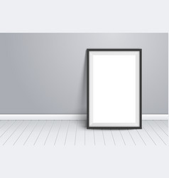 Minimalist Mockup Template On Wall Black Picture