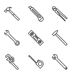 Repair And Construction Icons Set Equipment