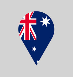 Australia Location Pin Gps Marker With Australian