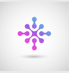 Molecule Icon On White Background