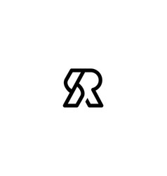 Letter Sr Logo Design