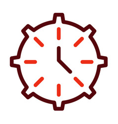 Time Save Thick Line Two Color Icons For Personal