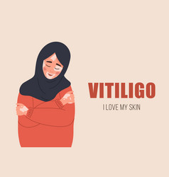 Muslim Woman With Vitiligo Self Care