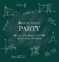 Back To School Party Banner