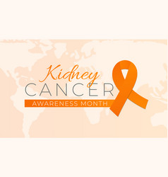 Kidney Cancer Awareness Month Background