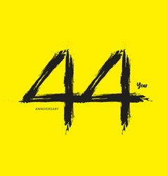 44 Year Anniversary Celebration Logotype