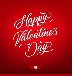 Happy valentines day wallpaper vector