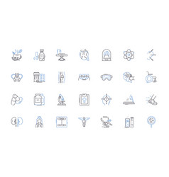 Health Information Technology Line Icons