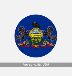 Pennsylvania Round Circle Flag