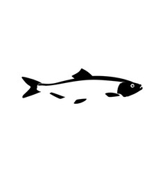 Black Silhouette Herring Baltic Fish For Design