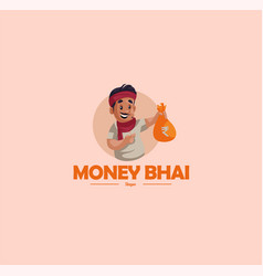 Money Bhai Mascot Logo