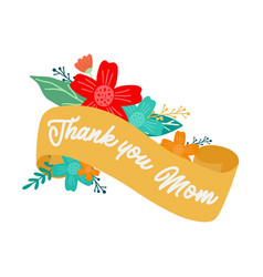 Thank You Mom For A Postcard Banner