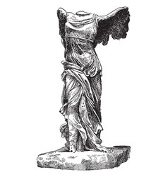 Winged Victory Of Samothrace Is A Marble