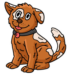 Dog Cartoon Colored Clipart