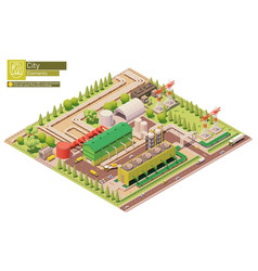 Isometric Geothermal Power Station