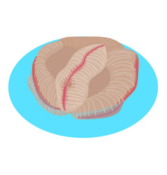 Soft Coral Icon Isometric Exotic Coral