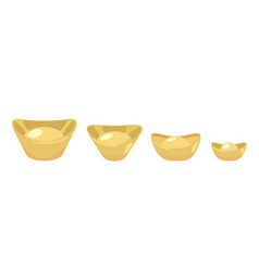 Different Types And Sizes Gold Chinese Sycee Ingot