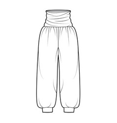 Pants Zouave Technical Fashion