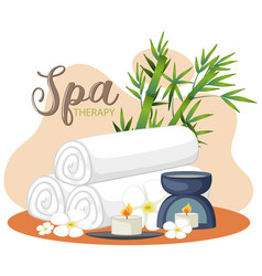 Spa Text With Aroma Objects