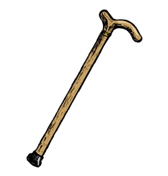 Walking stick Royalty Free Vector Image - VectorStock