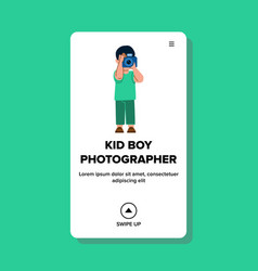 Kid Boy Photographer