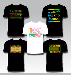 Back To School Calligraphy T Shirt Design