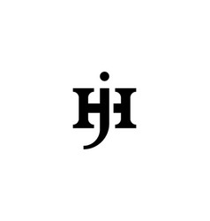 Outstanding Letter Hj Or Jh Logo Design