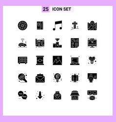 Set 25 Commercial Solid Glyphs Pack