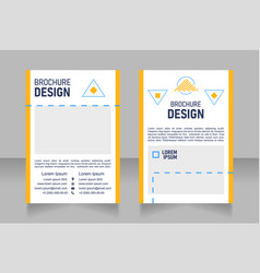 Course Blank Brochure Design