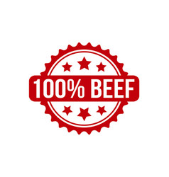 100 Beef Rubber Stamp Seal