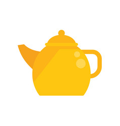 Tea Pot Icon Flat Cute Room