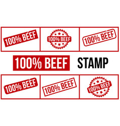 100 Beef Rubber Stamp Set