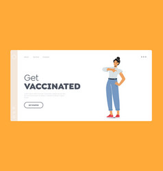 Get Vaccinated Landing Page Template Young