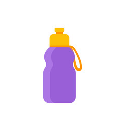 Reusable Bottle For Water Icon On White