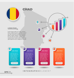 Chad Infographic Element