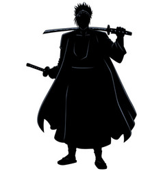 Manga Samurai Silhouette