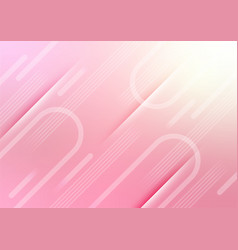 Abstract Pink Gradient Pastel Banner Line Art