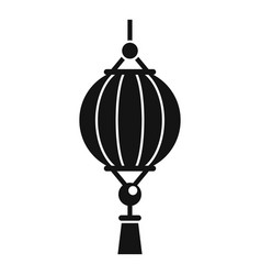 Party Chinese Lantern Icon Simple Style