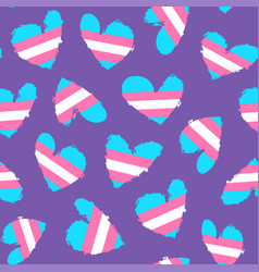 Transgender Hearts Pattern