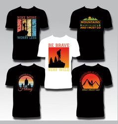 Hiking T Shirt Design Bundle