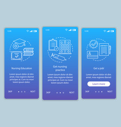 Nurse Job Onboarding Mobile App Page Screen