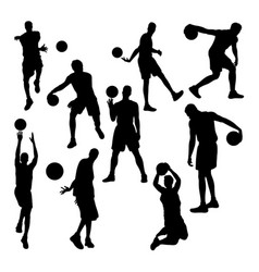 Basketball Training Silhouettes