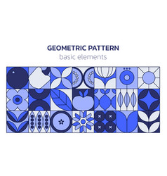 Geometric Food Line Pattern Natural Fruit