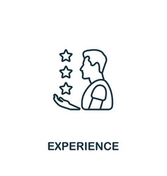 Experience Icon Monochrome Simple Customer