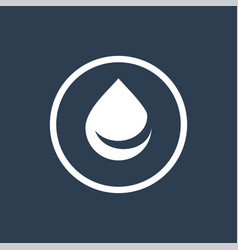 Abstract Water Or Oil Drop Logo Aqua Droplet Icon