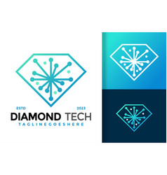 Diamond Technology Digital Logo Icon