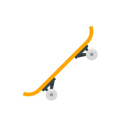 Side Modern Skateboard Icon Flat Style