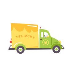 Cartoon Delivery Truck